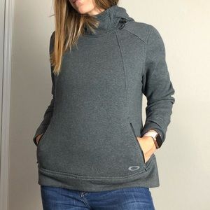 Oakley women’s hoodie dark grey medium